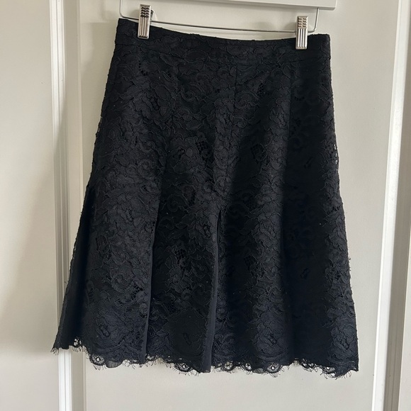 Tory Burch Black Lace Skirt Size 0 - Picture 1 of 8